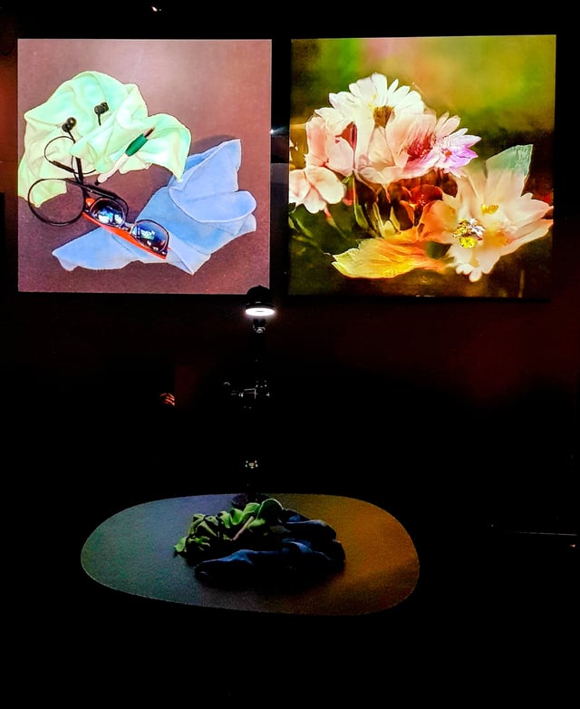 Learning to See (Interactive) installation view at AI: More than Human, Barbican Centre, London, UK, 2019.